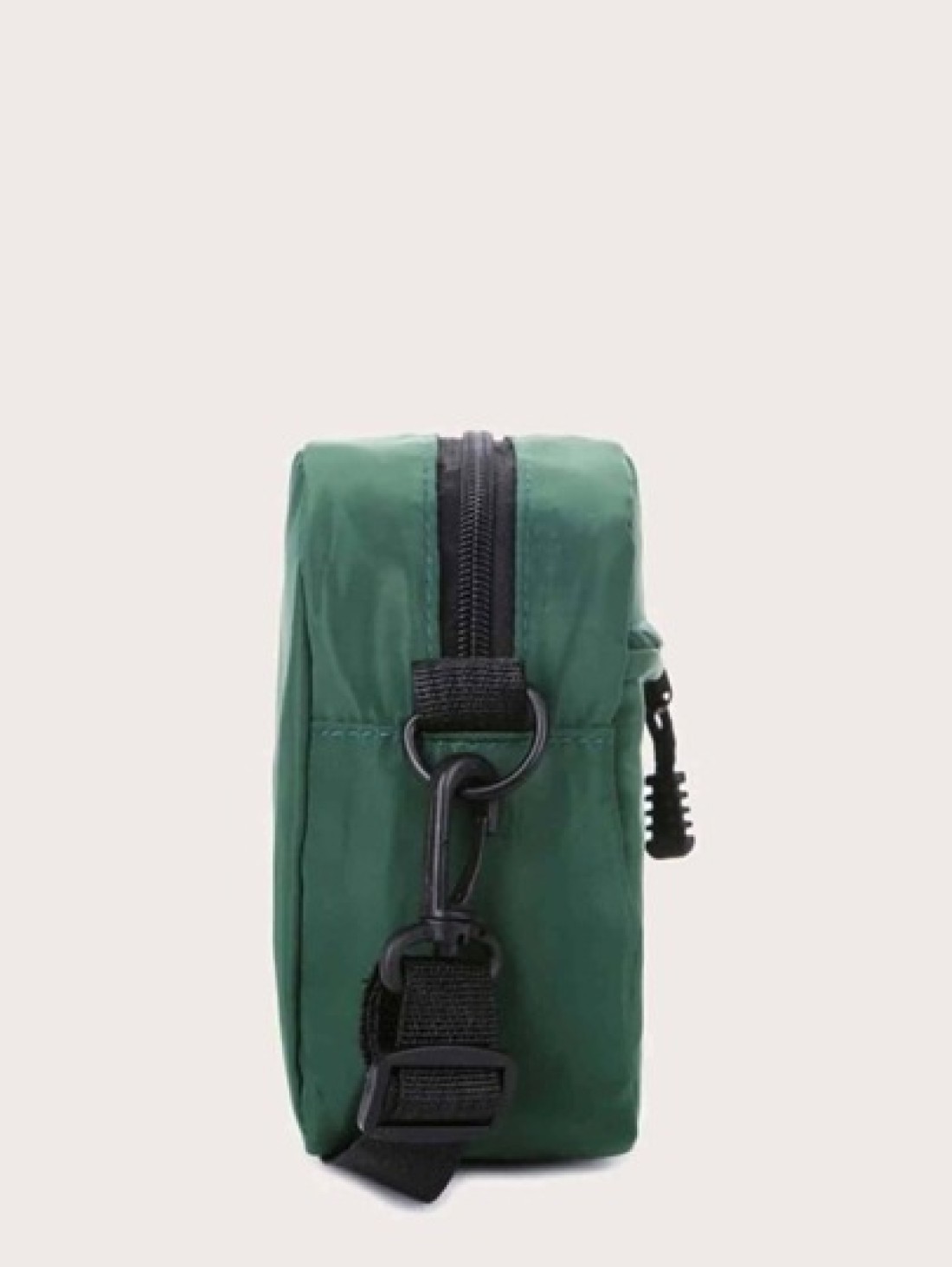 1PC Multifunctional Mini Men Patch Detail Square Bag Shoulder Bag Sling Bag Casual Bag Nylon Zipper Crossbody Bag For High School Student University Student Freshman College Bag Gifts For Men Large Ca