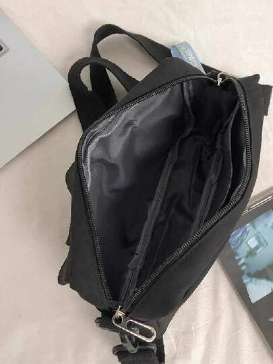High School Students University Freshman Multifunctional Sling Bag Casual Bag Men Letter Graphic Square Bag Handbag Schoolbag Christmas Gifts Scream Bag Winter Thanksgiving Travel Purse Holiday Storag