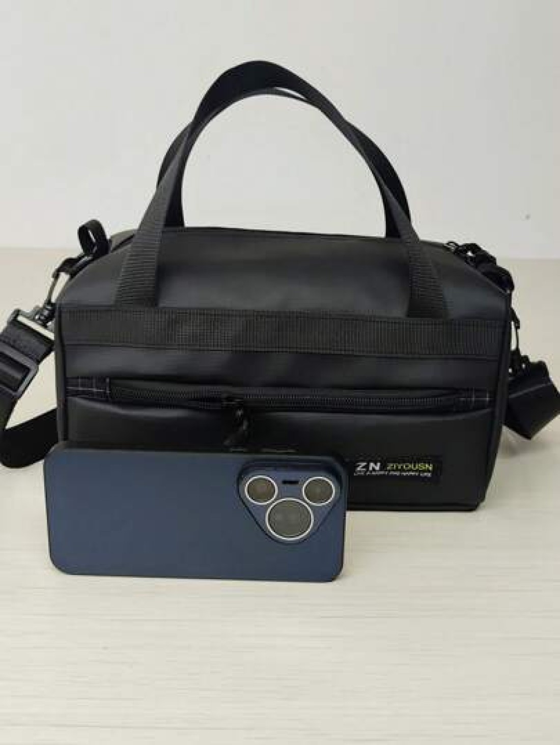 Casual Crossbody Bag For Men Sports Messenger Bag Shoulder Bag Gym Bag Courier Bag Adjustable Strap Backpack Black