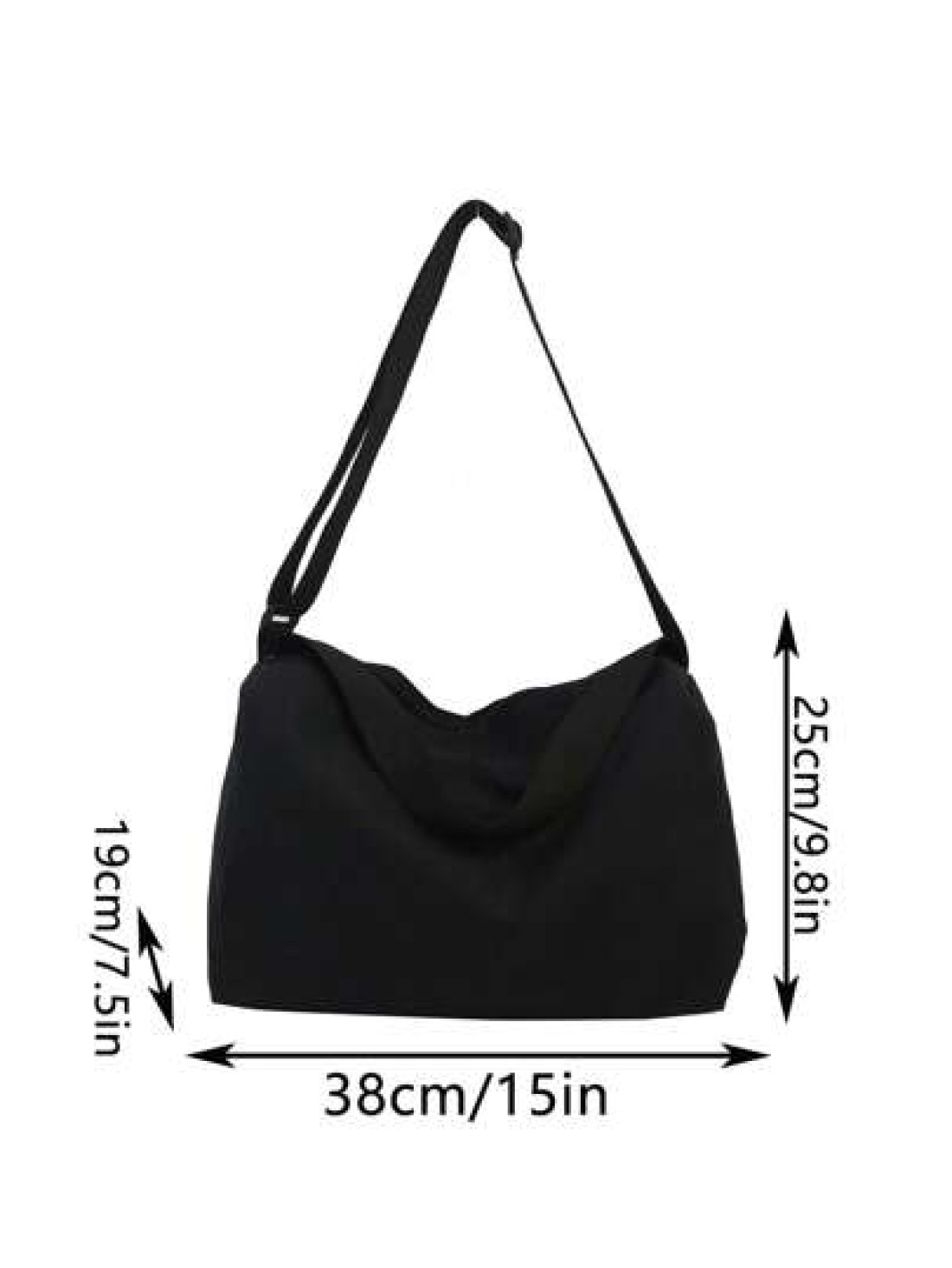 Students Multifunctional Sling Bag Shoulder Bag Casual Bag Large Hobo Messenger Bag Minimalist Black Schoolbag College School Outdoors Sports Fabric Portable Bag Crossbody Bag Thanksgiving Purse Funny