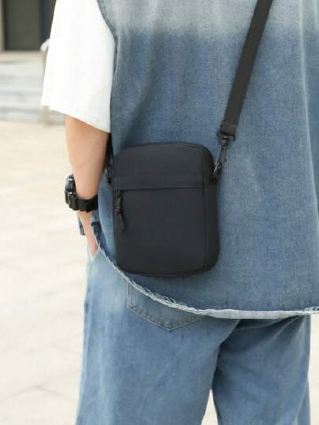 Mini Men Square Bag Handbag Schoolbag Sling Bag Sport Bag For Student College School Bag Multi Functional Crossbody Bag Shoulder Bag Students Commute Summer Bag Fall Messenger Bag Old Money Christmas