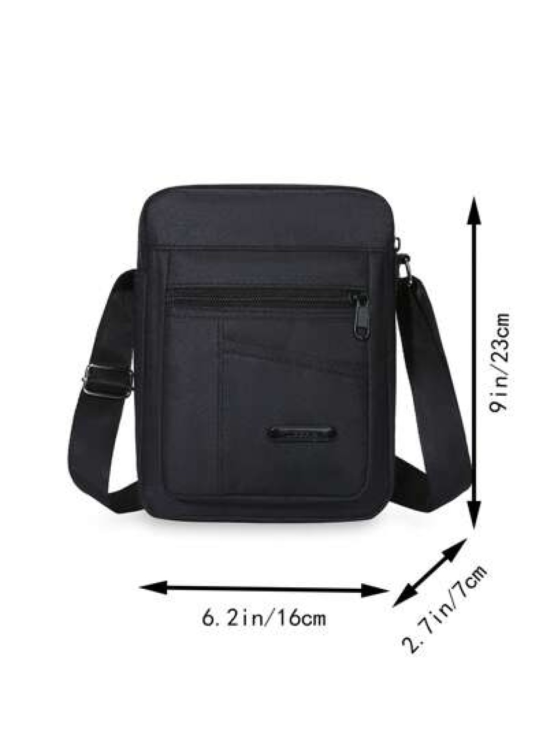 New Shoulder Bag Men s Bag Multi Zipper Oxford Cloth Mobile Phone Bag Crossbody Bag Canvas Leisure Backpack Sling School Nylon Black Bag Multi Functional Commute Bum Bag Rider Bag Gym Bag Black Bag Hi