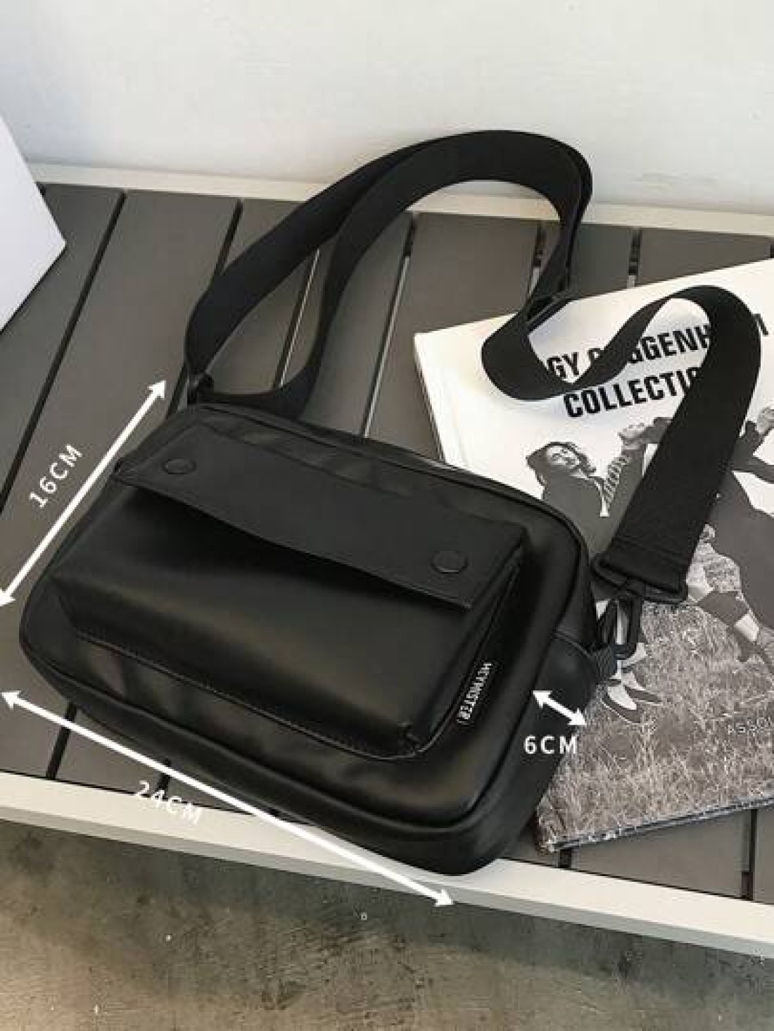 Men s Four Seasons Water Proof Letter Crossbody Bag Shoulder Bag Chest Bag Waist Bag With Headphones Empty Commute Bag Graduation Gifts Multi Functional For Books Freshman Bag Beach Bag Gym Bag Men Gi