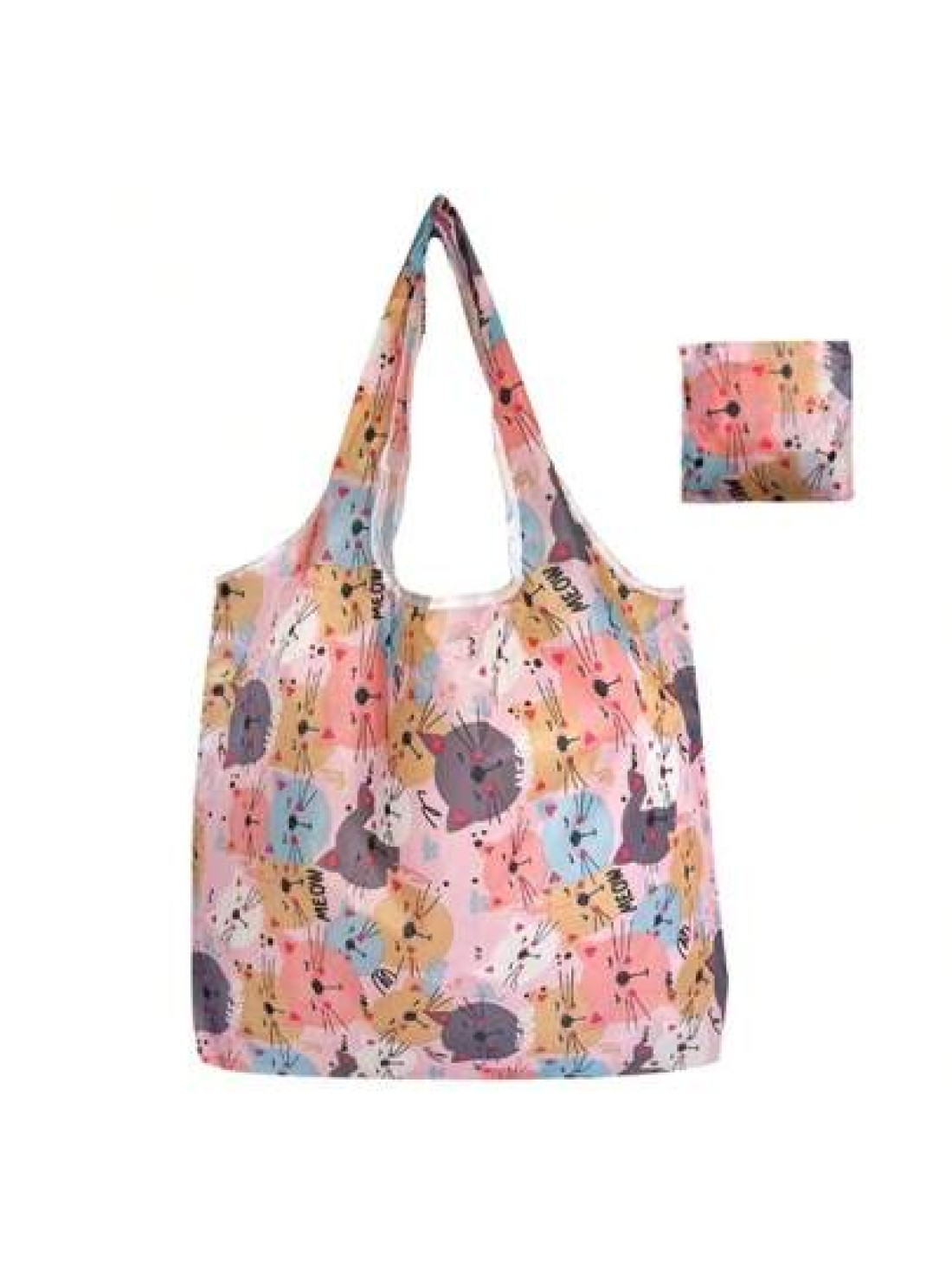 Jumping Bag Reusable Storage Bag Shoulder Bag Flower Vegetable Fruit Bag Handbag