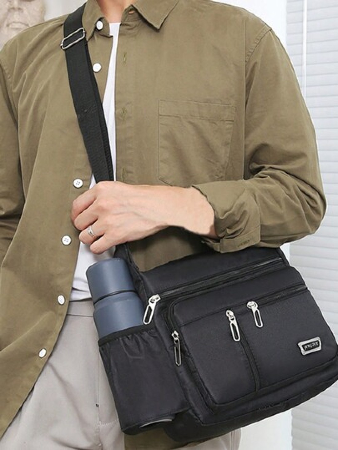 New Multifunctional Leisure Bag Large Storage Tools Canvas Bag Cross Style Shoulder Bag Cross Body Travel Bag Backpack Christmas Fall University Cross Body Bag Gifts Scream Bag Winter Christmas Gifts