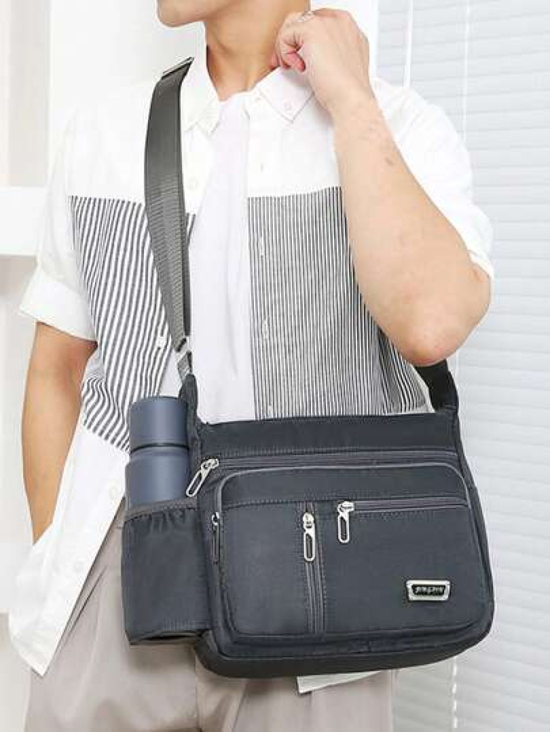 Men s Bag PU Shoulder Crossbody Bag Casual Bag Men s Bag Backpack Small Bag Mobile Phone Bag New