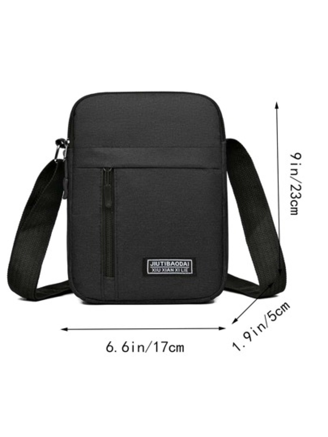 Korean Version Of Leisure Large Capacity Multi Layer Water Proof Crossbody Bag Oxford Cloth Bag Business Bag Collection Wallet Lightweight Fashion White Collar Workers College Work Business Commute Of