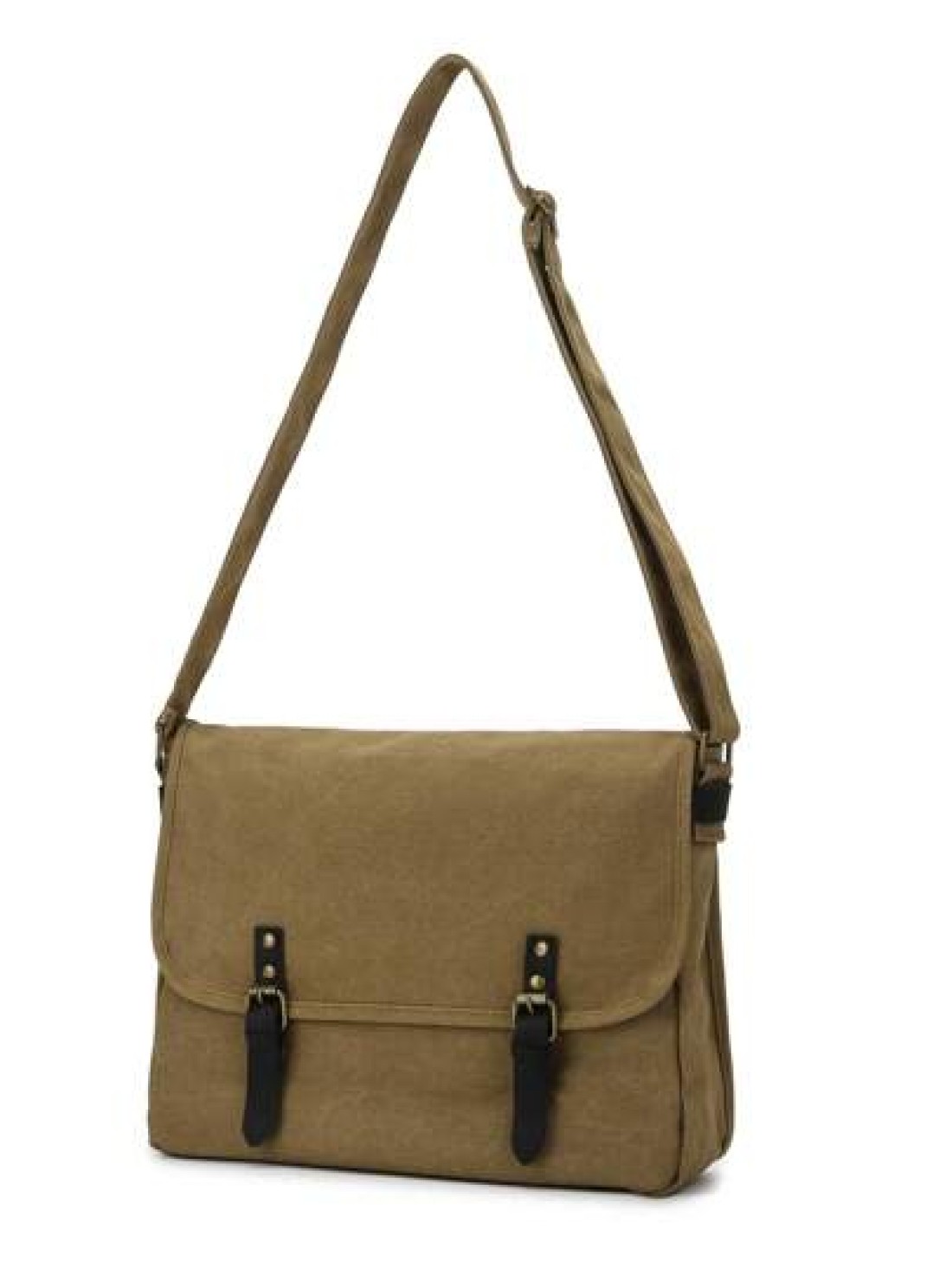 peach tree Retro Solid Canvas Shoulder Bag Peach Tree
