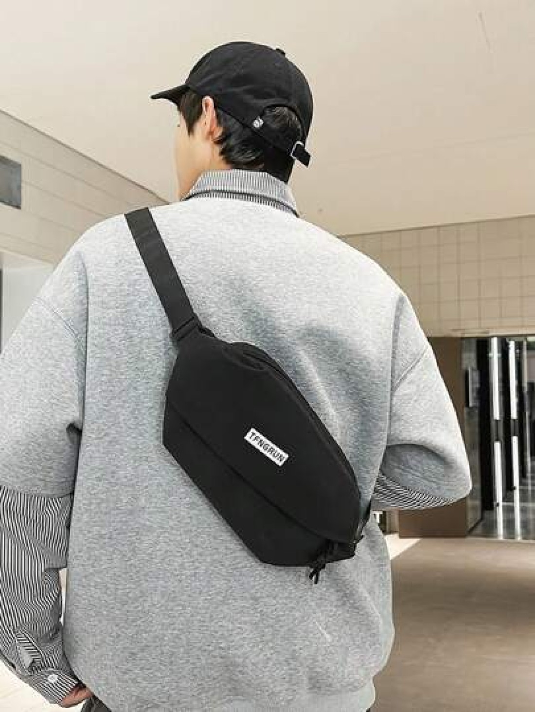 Vintage Casual Unisex Chest Bag Men s Sports Cycling Crossbody Bag Shoulder Fanny Pack