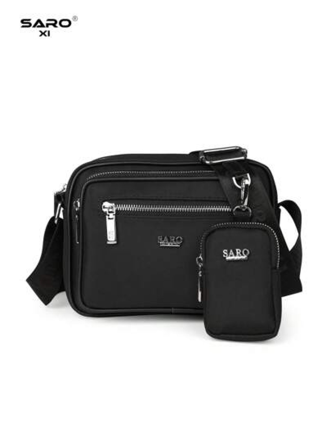 saroxi 1pc Men s Shoulder Bag Side Pocket Messenger Bag Crossbody Bag Square Bag Multi Function Scratch Resistant And Durable PU Leather Casual Style Black And Brown Gift For Men Boyfriend Teacher