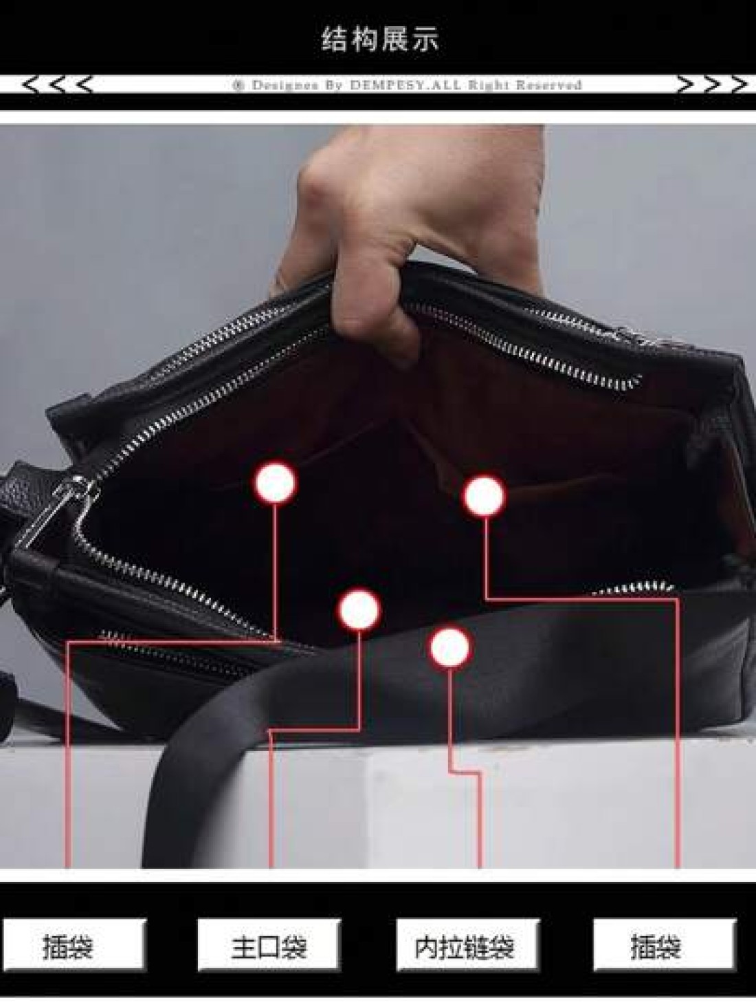 Men s Genuine Leather Shoulder Bag Horizontal Korean Style Business Casual Top Grain Leather Messenger Crossbody Bag