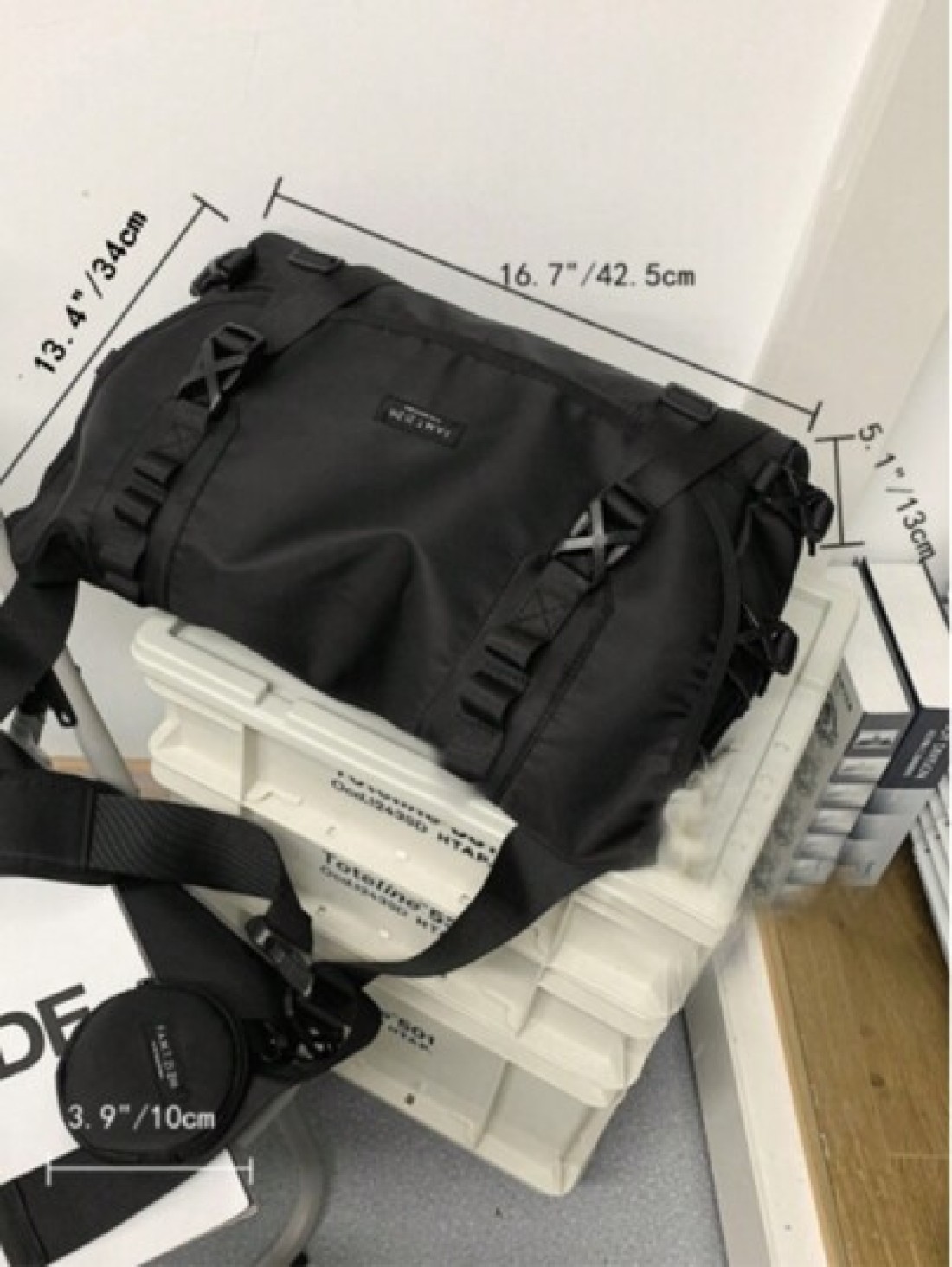 High School Students University Multifunctional Sling Bag Casual Bag Men Buckle Decor Letter Graphic Crossbody Bag With Coin Schoolbag College Outdoor Christmas Men Bag Student Bag College Bag Laptop
