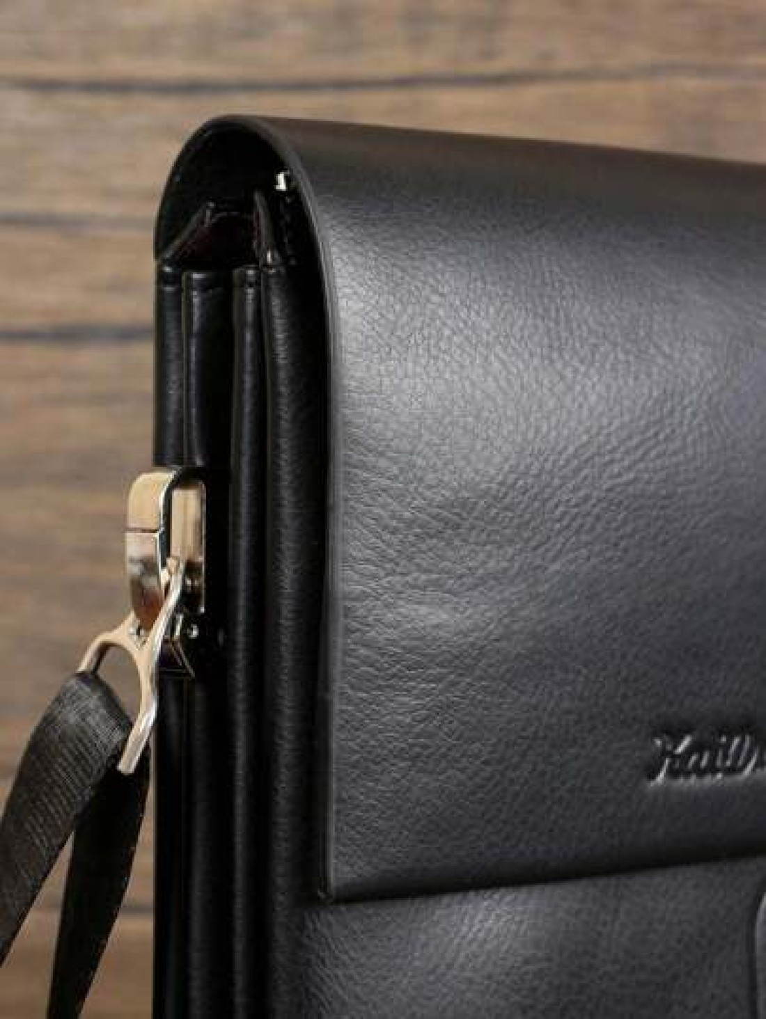 HOVI S Men s Fashion Slim Crossbody Bag Stylish Ultra Thin Business Casual Commuter Shoulder Bag With Flap Multi Compartment Large Capacity Multi Functional Messenger Bag For Men