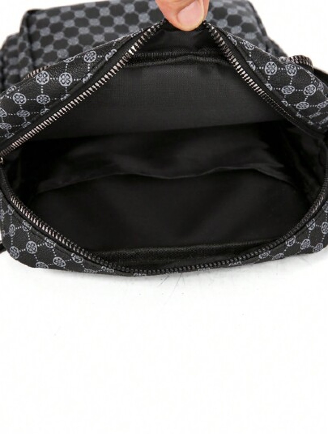 Men s Printed PU Leather Shoulder Bag Small Briefcase Business Bag With Anti Theft Zipper For Travel Christmas Gifts Bag Crossbody Bag Winter Zipper Bag Thanksgiving Purse Holiday Tote Bag Messenger B