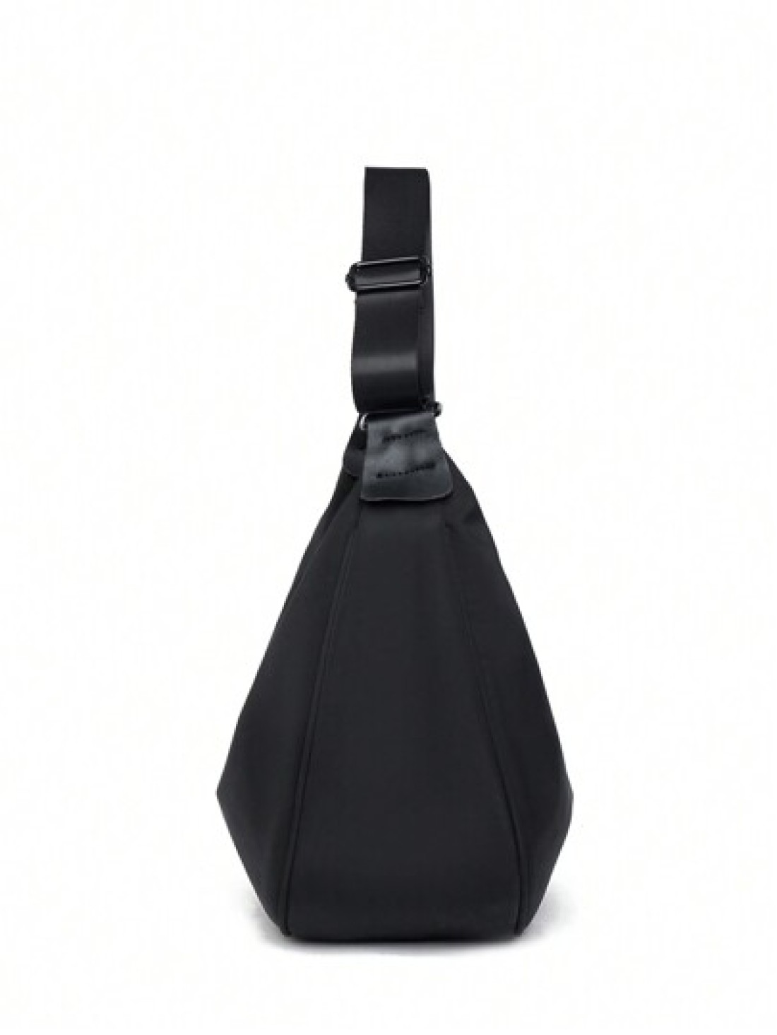 1pc Polyester Fiber Solid Black Shoulder Bag Crossbody Bag Simple Style For Dating Travel School Etc Sling Bag Side Bag For Holiday Travel Essentials Summer Gifts For Boyfriend College Bag Multi Funct