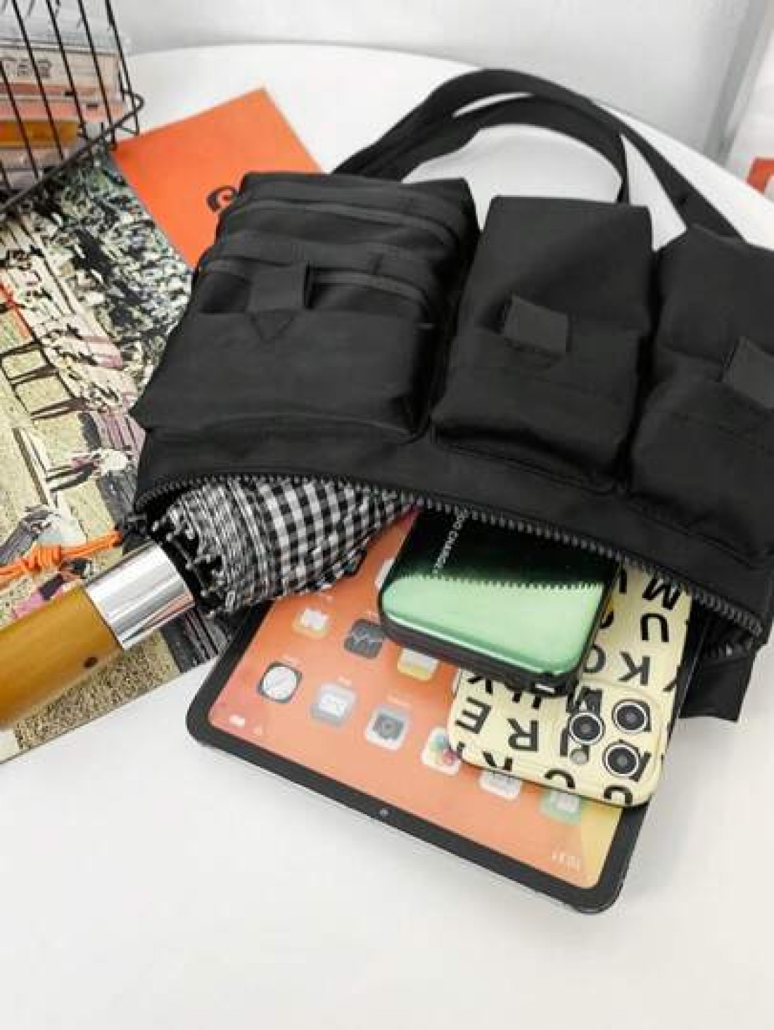 Men s Casual Solid Color Shoulder Bag Versatile Crossbody Messenger Bag Lightweight Fashionable For Outdoor Travel