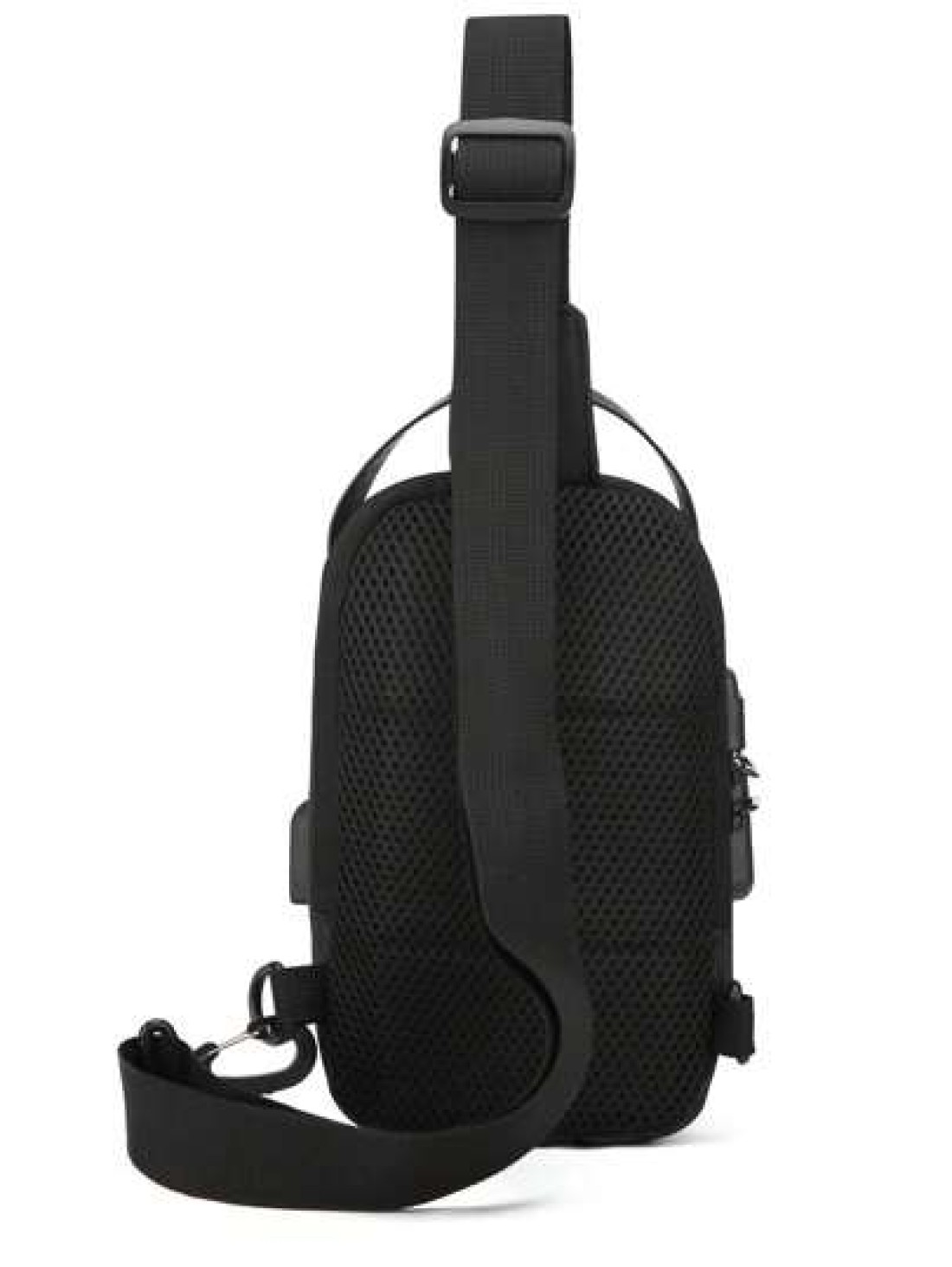 Fashion Versatile SUB Plug Motorcycle Bag Outdoor Casual Travel Sport Street Party Power Bank Umbrella Coins Keys Multi Function Men Shoulder Messenger Bag