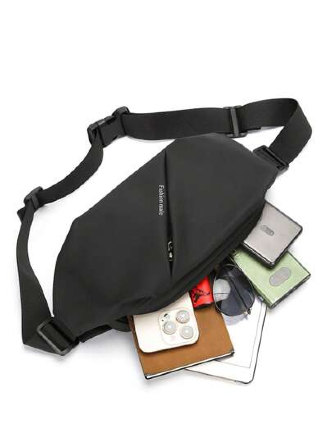 Gifts For Enjoy Sports Festival Workout Traveling Running Casual Hands Free Wallets Waist Pack Phone Bag Fits All Phones Matte Black