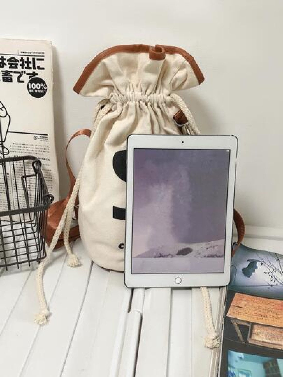 Mini Bucket Bag Letter Print Drawstring Handbag Schoolbag Sling Bag Sport Bag For High School University Student For Travel College School Shoulder Bag Crossbody Bag Gifts Scream Men Bag Winter Outdoo