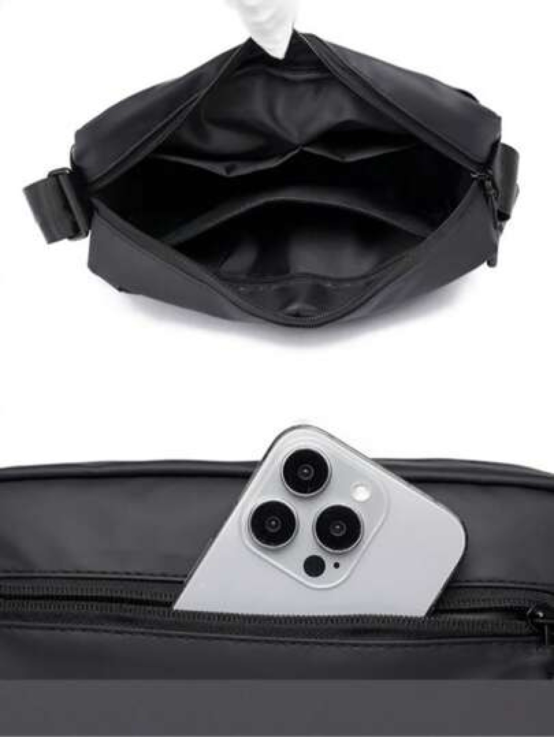 Men s Casual Lightweight One Shoulder Backpack New Multi Pocket Large Capacity Commuter Backpack