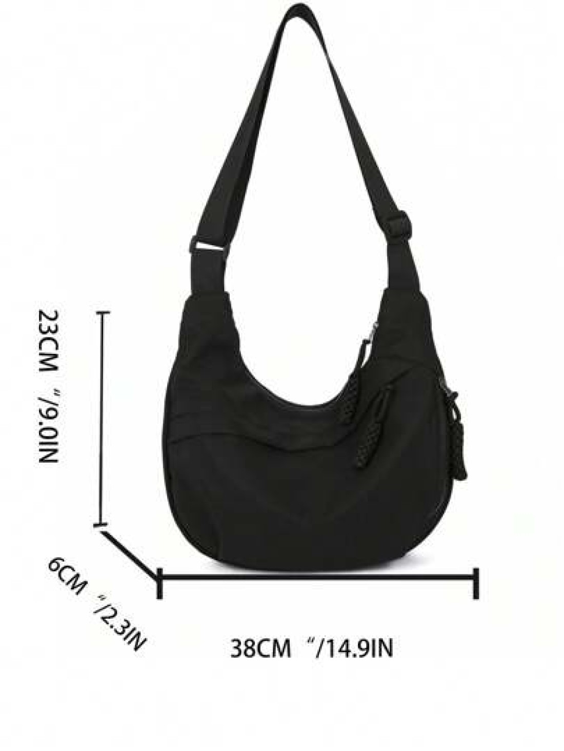 Shoulder Bag Men s Y Brand New Sports Crossbody Bag Casual Versatile Lightweight Commuting Backpack Sling Side Bag Work Weekend Travel Camping Summer Gym Vacation Holiday Carry On Nylon Black Personal