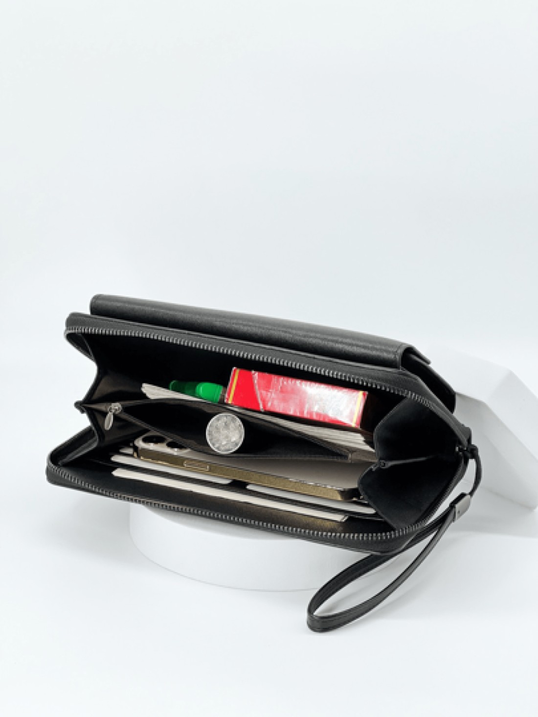 HOVI S Casual Morning Commuter Long Wallet Fashion Portable Large Capacity Multifunctional Travel Clutch Cell Phone Wallet Holiday Gift For Men