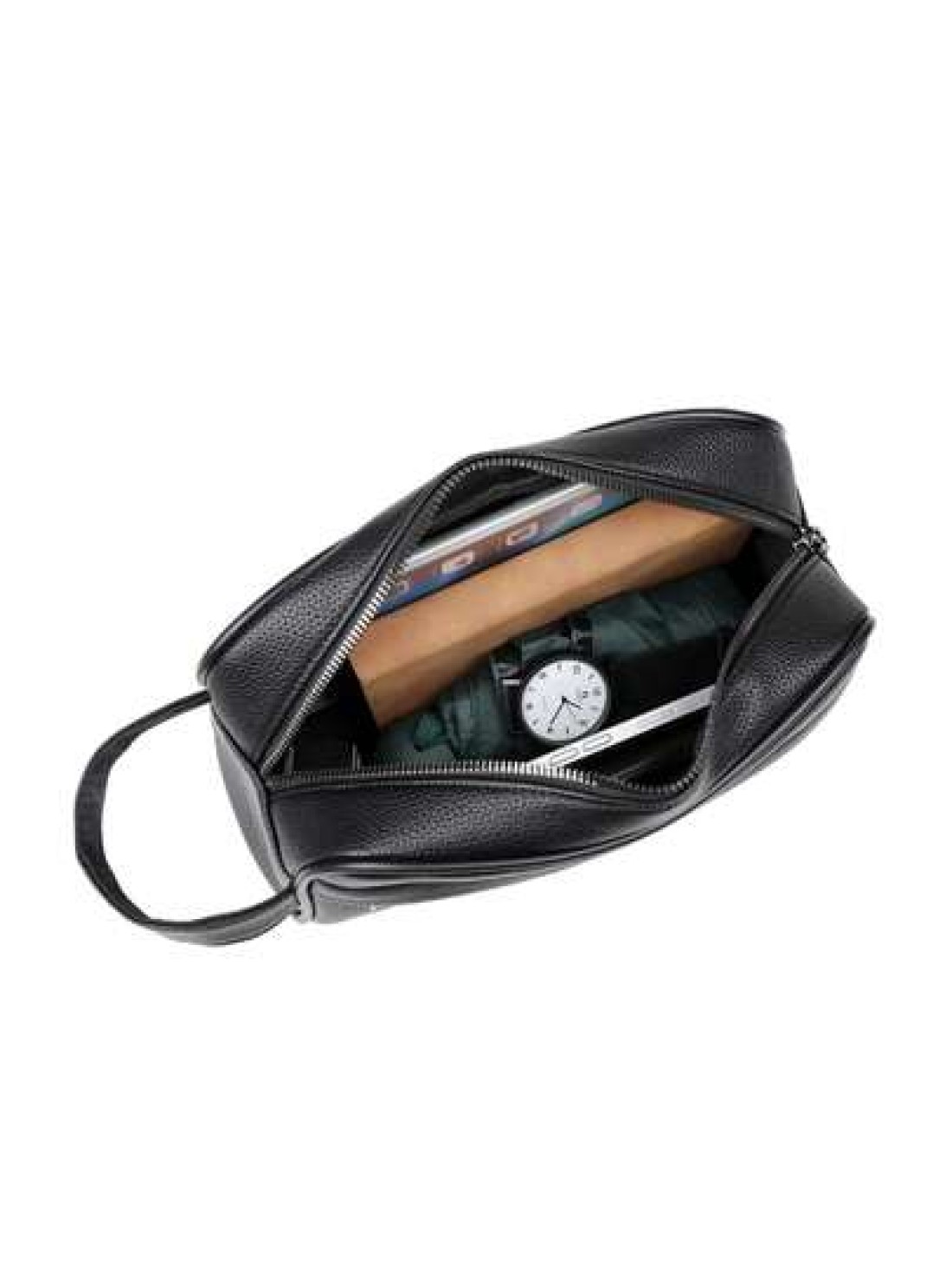 New Men s PU Leather Business Casual Clutch Bag Large Capacity Fashion Versatile Wristlet Suitable For Shopping Short Distance Travel