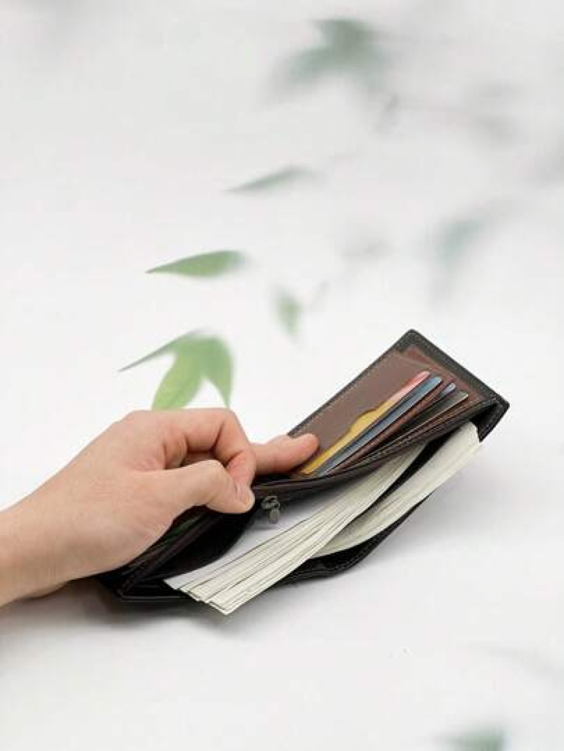 HOVI S Men s Short Wallet Casual Fashion Retro Wallet For College Students Business Youth New Multi Card Slot Color Block Design