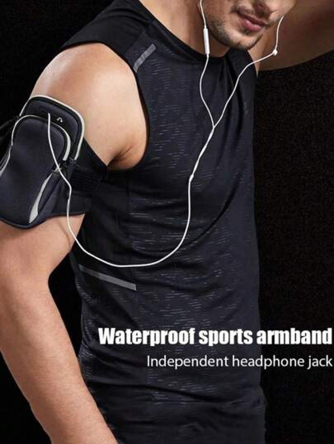 1PC Universal Waterproof Mobile Phone Arm Bag With Double Layer Zipper The Perfect Outdoor Sports Arm Bag For Men Women Adjustable Band For Running Hiking Cycling More Securely Store Your Mobile Phone