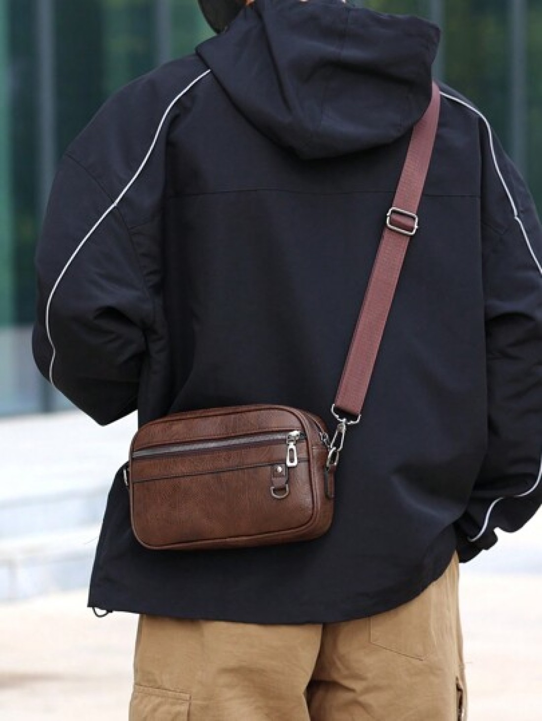 Men s Vintage Business Casual Shoulder Bag Can Be Hand Held And Cross Body Suitable For Daily Use College Father s Day Gift Valentine s Day Gift Side Bag Crossbody Bag Sling Bag Multi Functional Trave