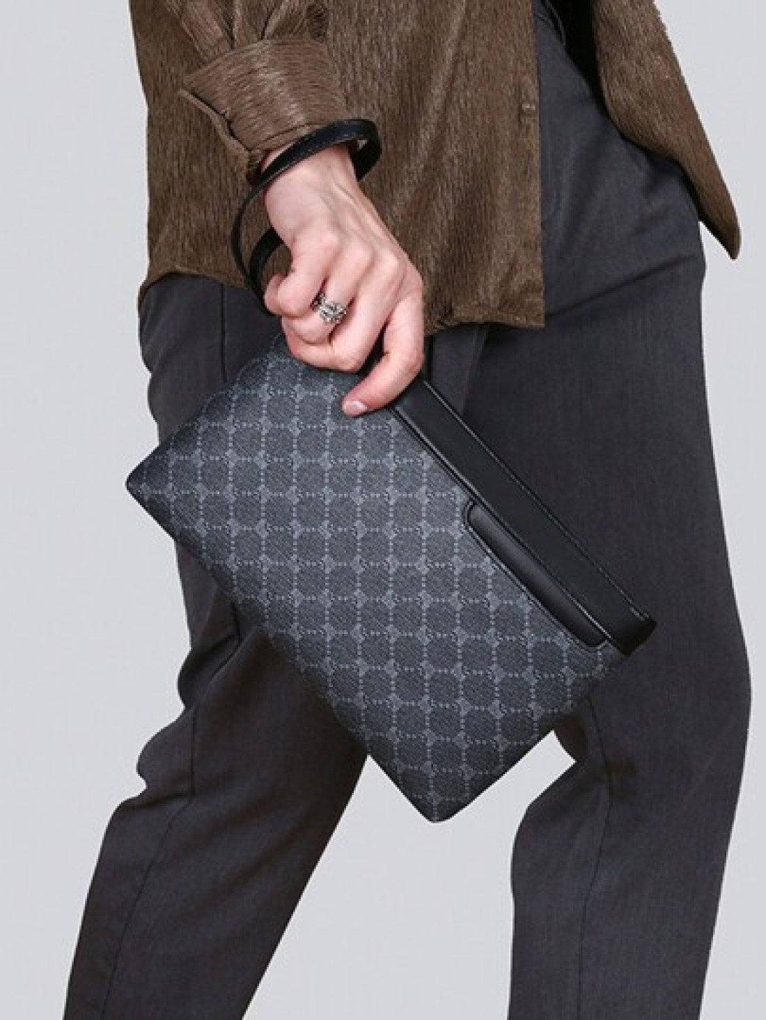 1pc Fashion Wrist Bag Clutch Square Bag Envelope Handbag Made Of Scratches Resistant PU Material Suitable For Party Commute With Multiple Pockets And Exquisite Vintage Pattern Personalized Gifts Valen