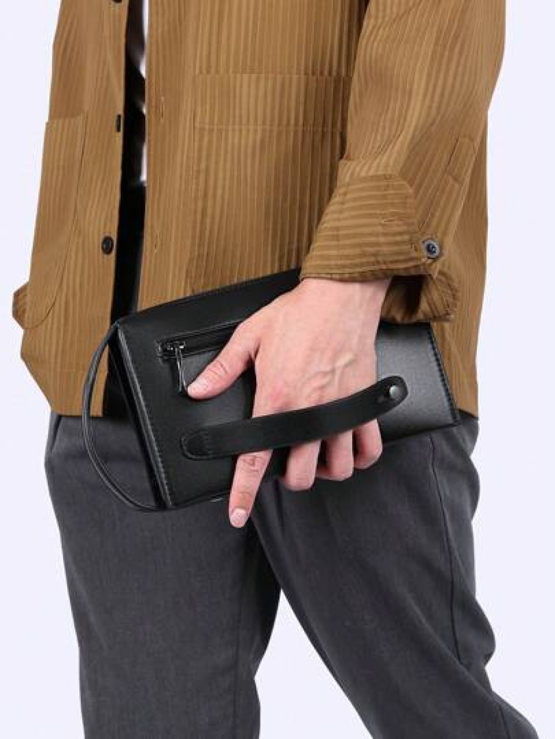 gorchis New Fashion Men s Clutch Bag With Password Lock Anti Theft Multi Pocket Multi Card Slot Long Wallet PU Leather Men Bag Multifunctional Travel Pouch Christmas Fall University Bag Wallet Men Han