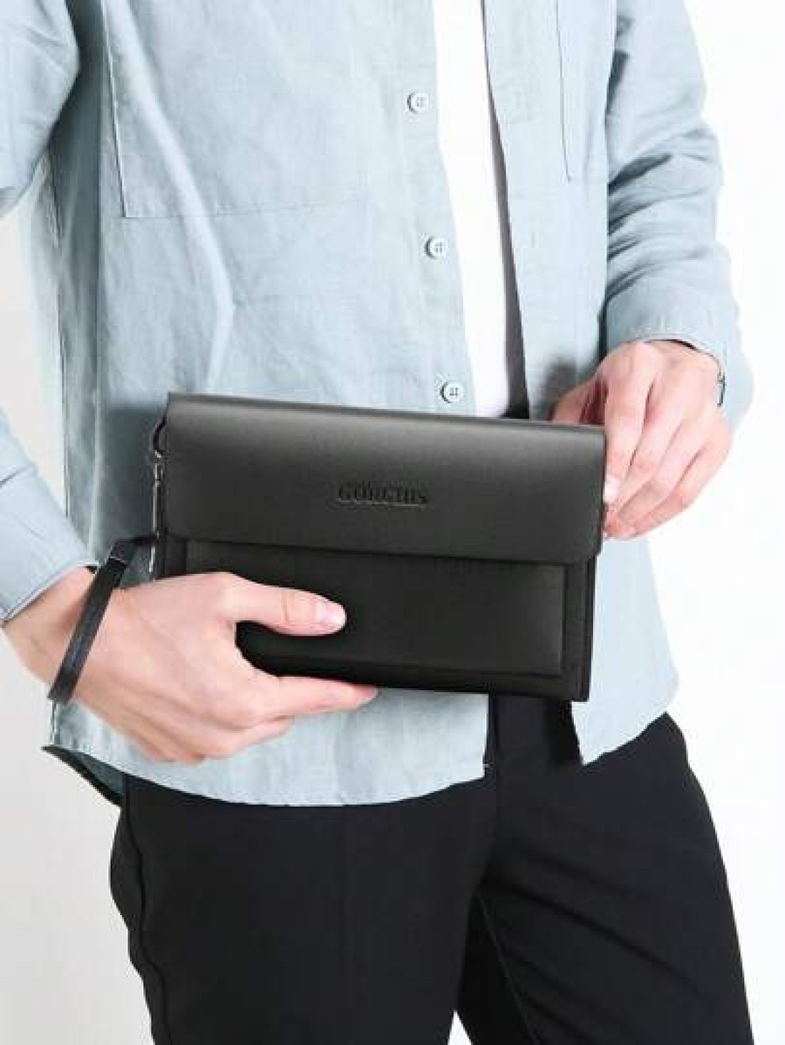 gorchis New Style Clutch Bag With Multiple Pockets Code Lock Anti Theft Design Large Capacity Business Casual Handbag Long Wallet Multi Purpose Quality Handheld Bag For Books Clutch Bag Light Business