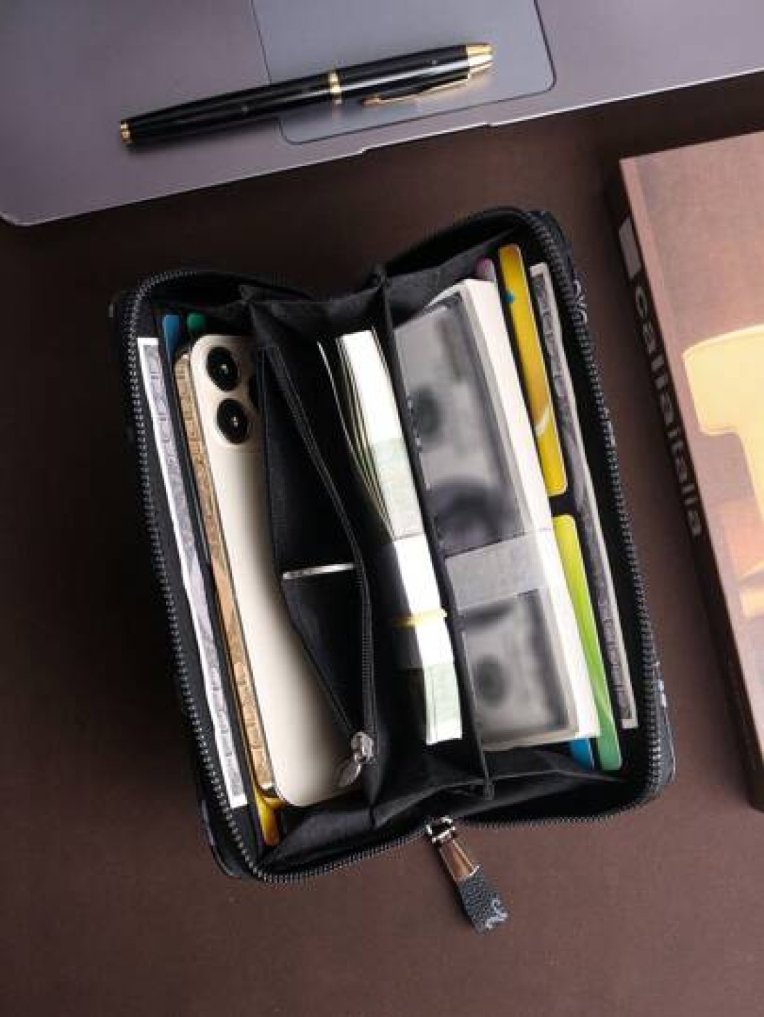 HOVI S Multi Functional Business Men s Clutch Bag Large Capacity Double Zipper Design With Card Slots Ideal Gift For Men On Holidays Anniversaries