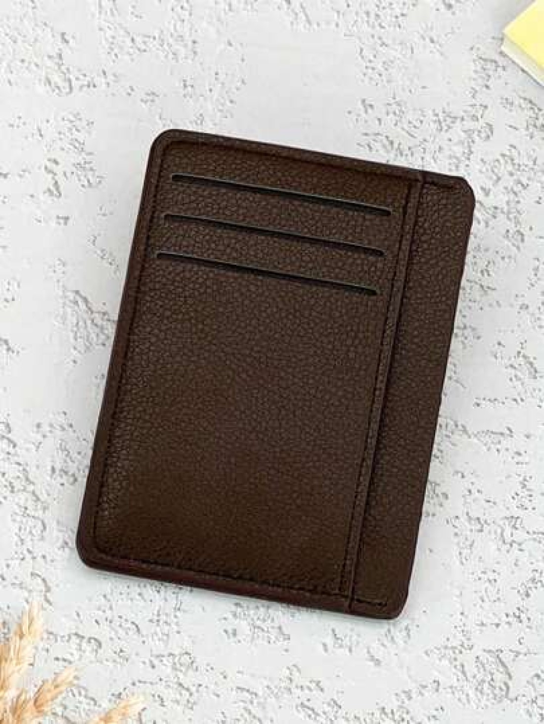 HOVI S Classic Minimalist Card Holder Slim Portable Multi Functional Wallet With Coin Pouch Man Bag Students School Supplies Large Capacity University Bag College Teacher Christmas Holiday Wash Bag Ol