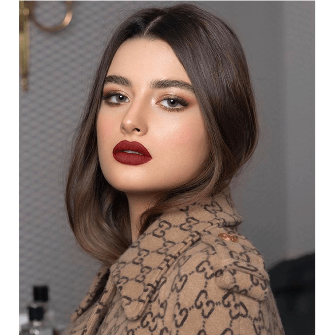 Nora Bo Awadh Waterproof Liquid lipstick - Dark Flaming