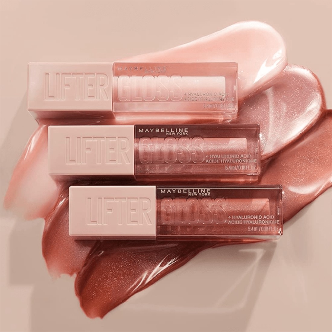Maybelline Lifter Gloss Lip Gloss with Hyaluronic Acid - 09 Topaz