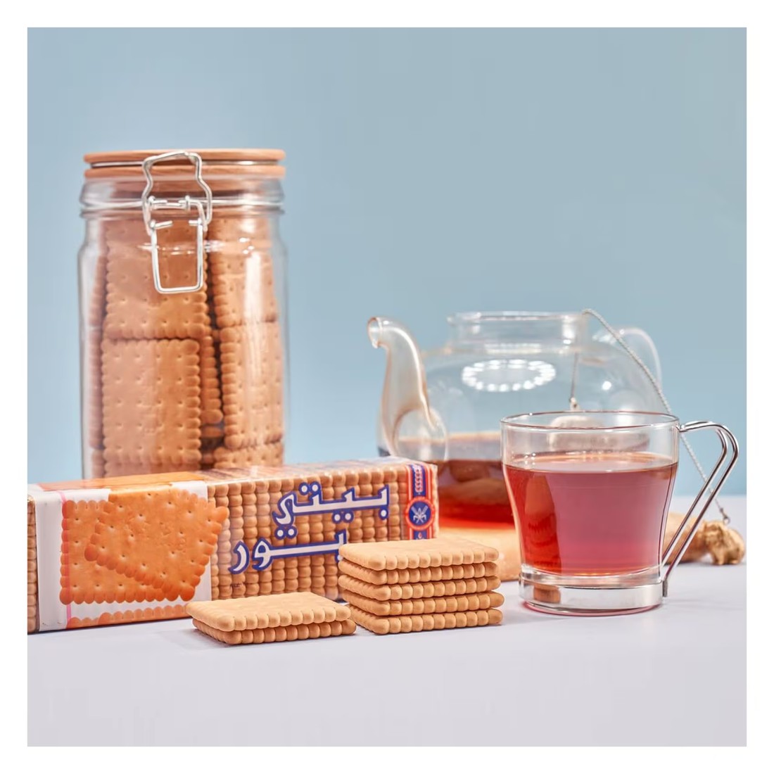 Kuwait Flour Mills &amp; Bakeries Co. Petit Beurre Biscuits, 200g Pack of 5