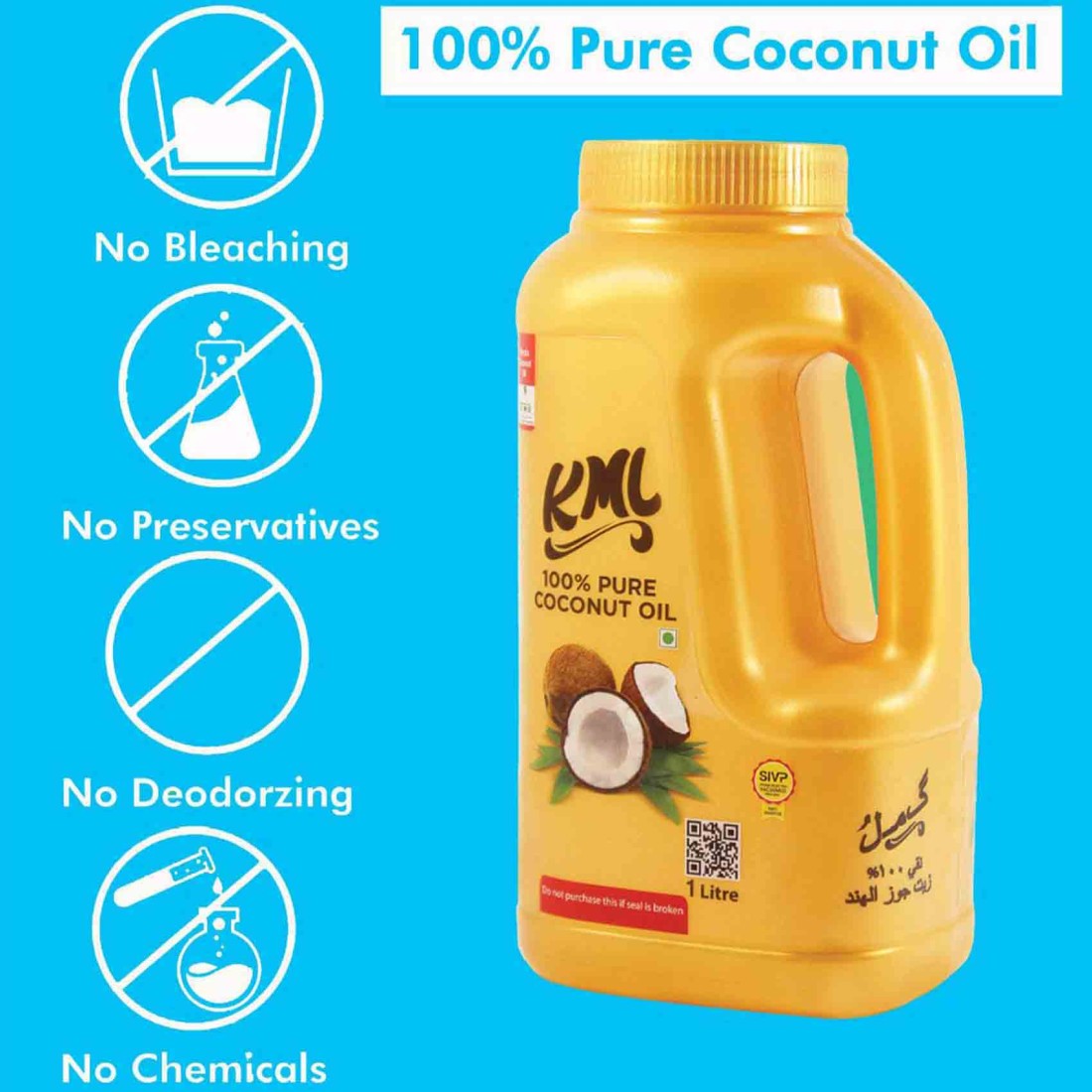 KML Pure Coconut Oil 1L