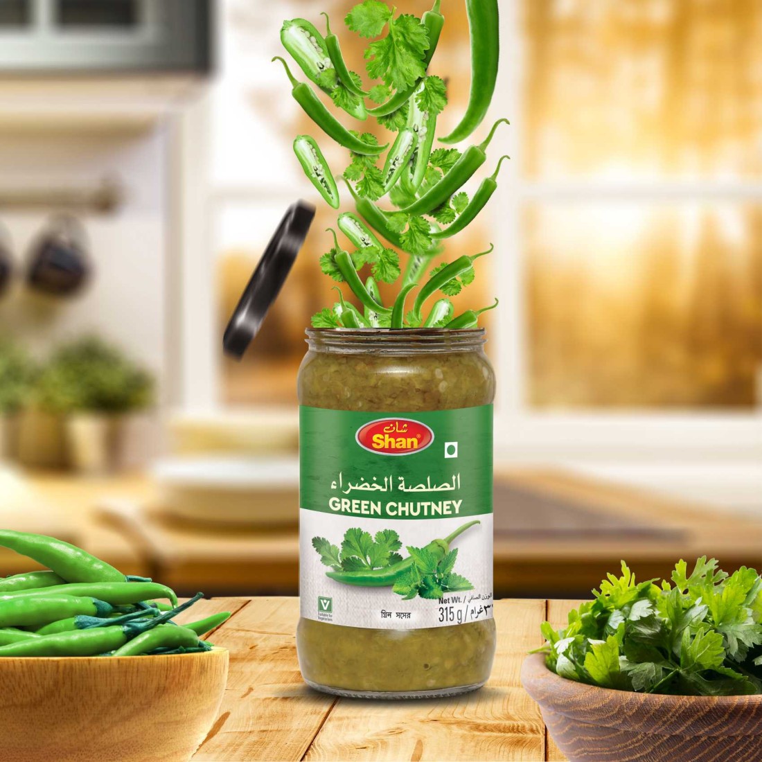 Shan Green Chutney, 315g