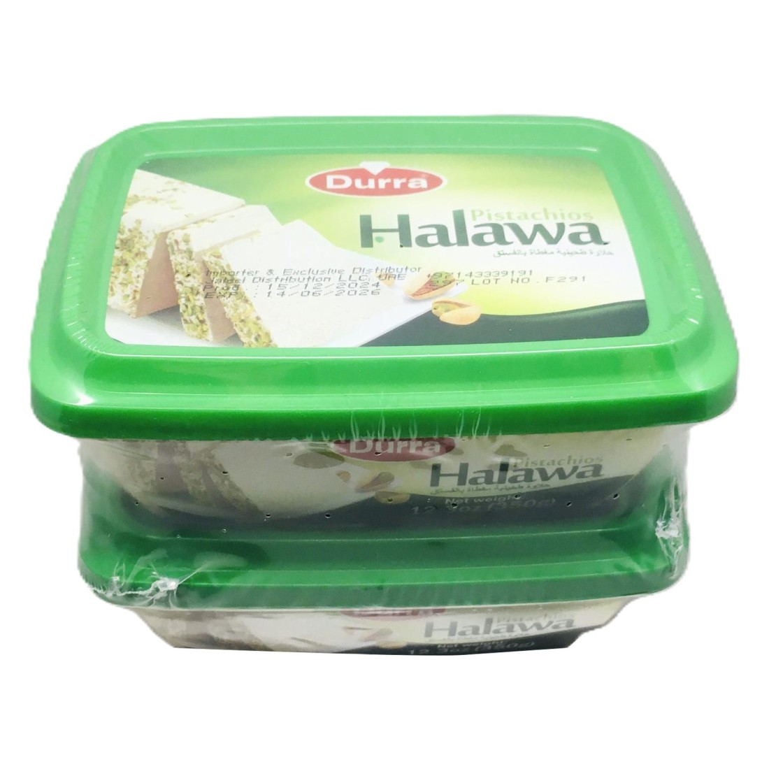 Durra Halawa Pistachio 350g Pack of 2