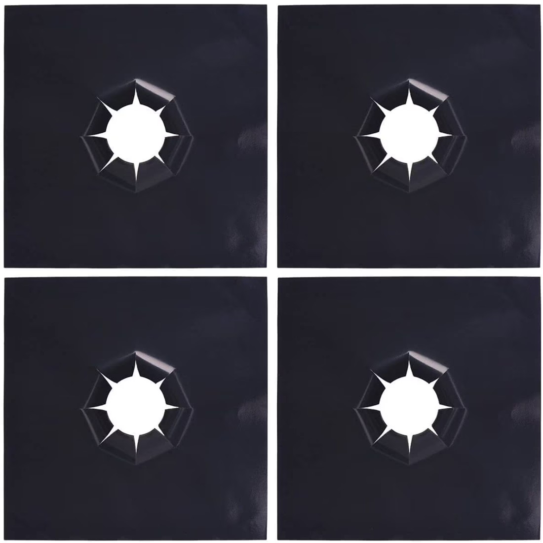 Aiwanto 8Pcs Gas Stove Burner Covers Non-Stick Gas Protectors Reusable Cover for Gas