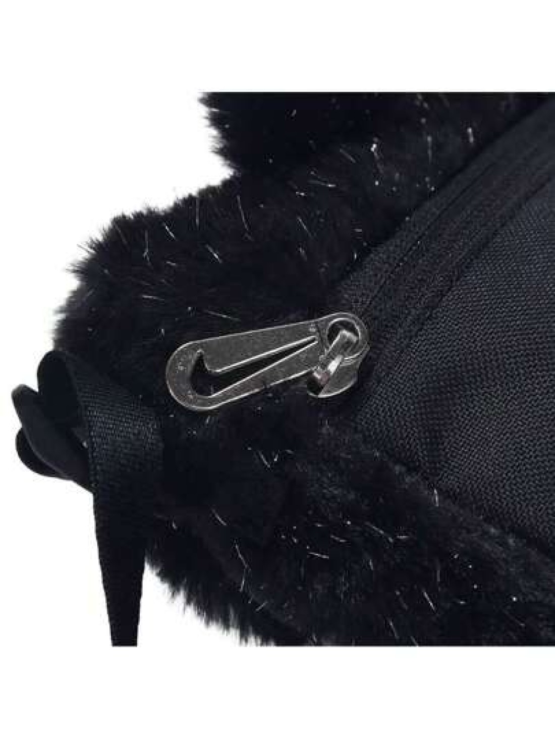 Nike حقيبة كروس بودي مزينة بالفراء 2025 من فئة البنات NK FX FUR CROSSBODY Shoulder Bag FZ1329-010