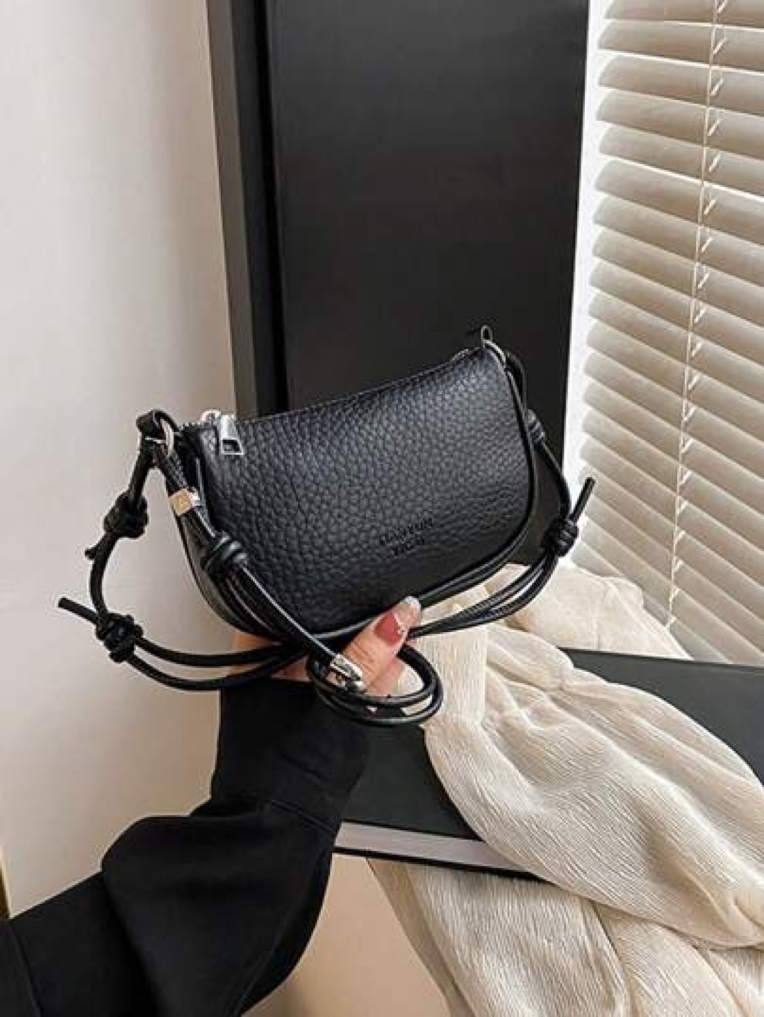 1pc Cute Girl Niche High End Pu Crossbody Bag And Fashionable New Style Bag Fresh And Dopamine Color Matching New Style Youth Girl Style Can Be Cross Body Shoulder Strap Is Adjustable Casual And Fashi