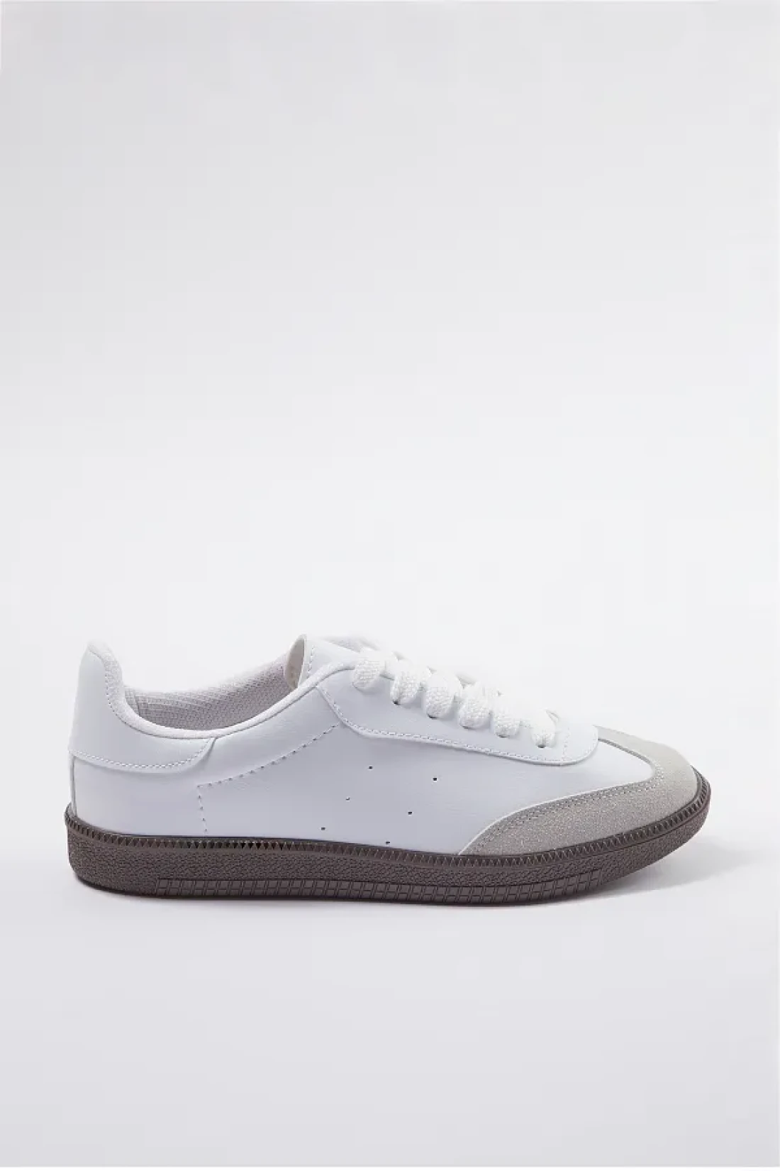 Trendyol Shoes White Retro Lace-Up Women's Sneakers Takaw25Sn00005