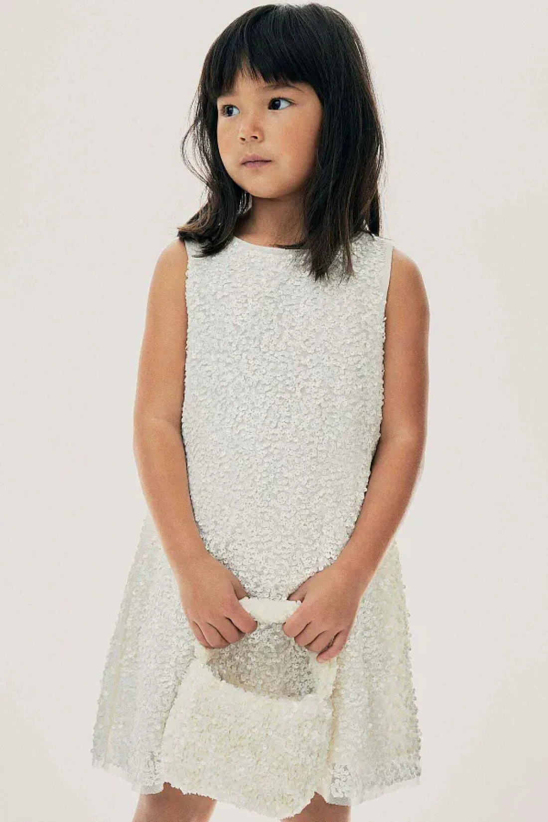 H&M Sequined A-line dress