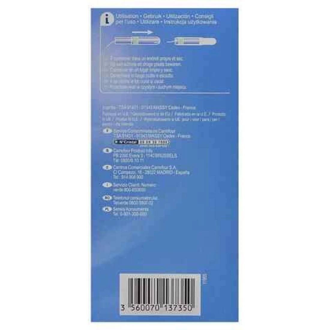 سدادات كارفور سهلة التركيب × عبوة من 20