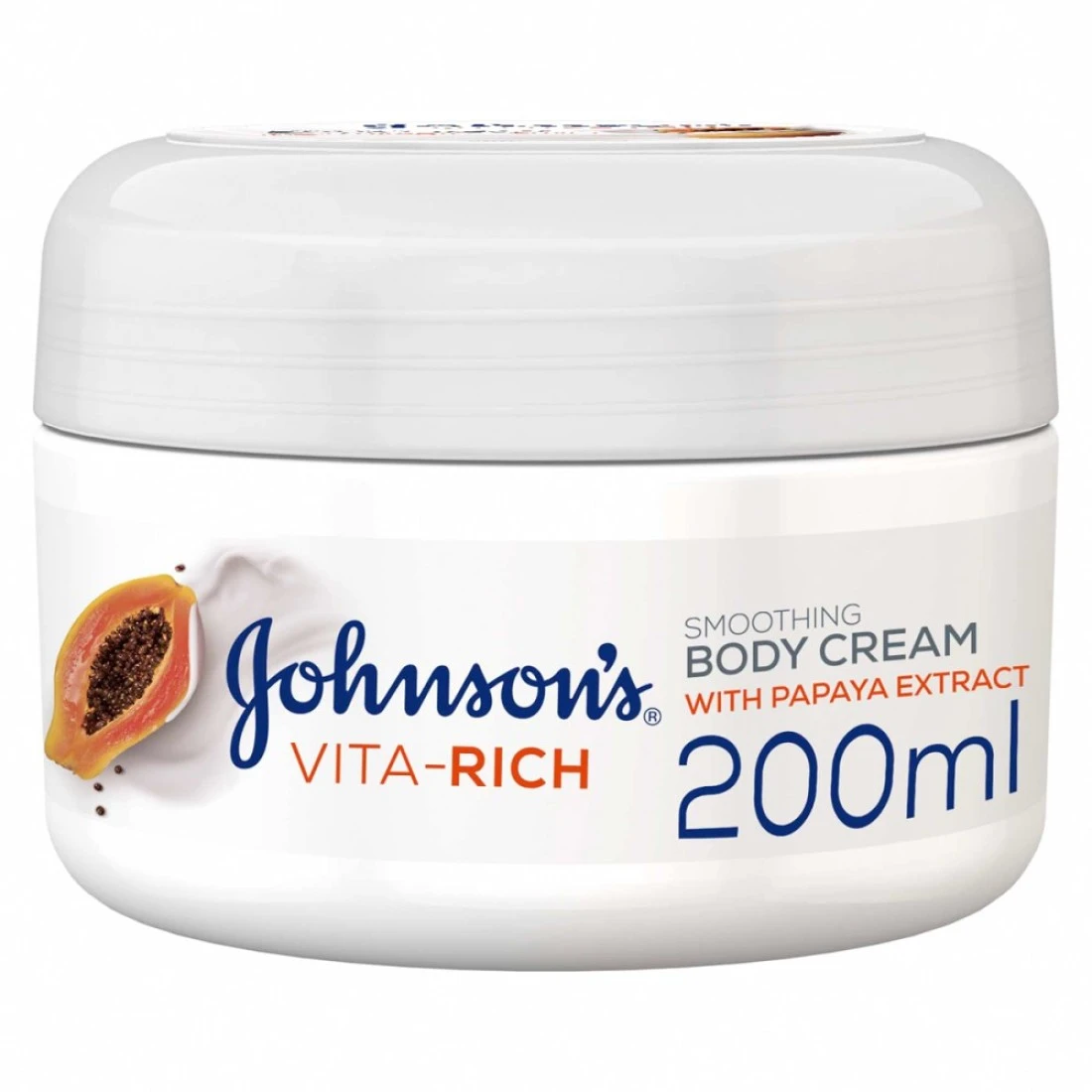 جونسون اّند جونسون كريم مرطب للجسم بخلاصة البابايا 200 مل