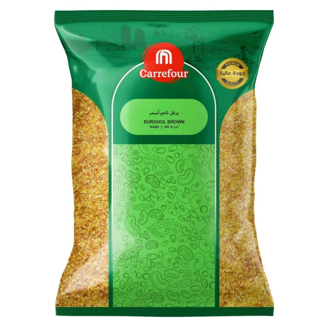 Carrefour Burghol Fine Brown 400g