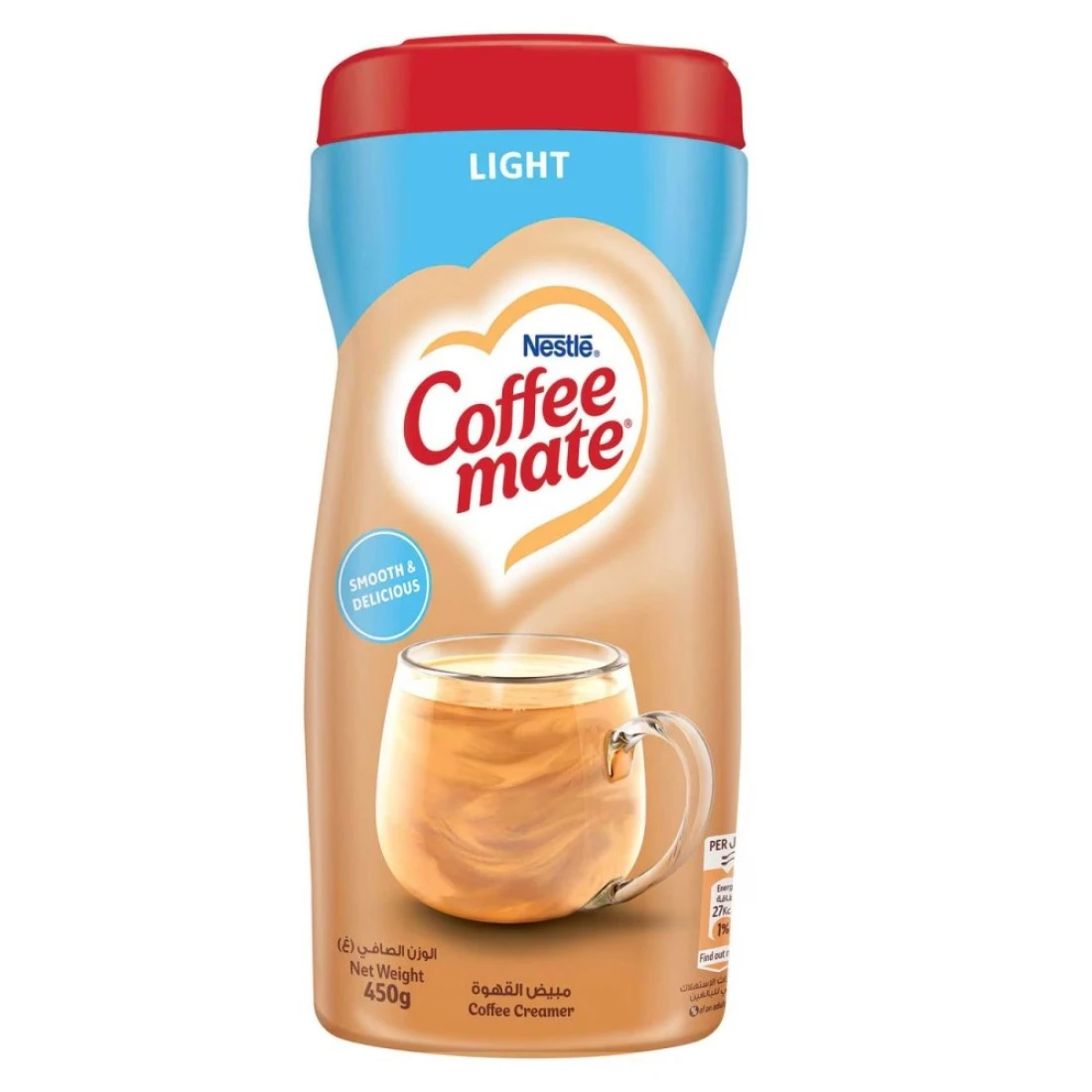 Nestle Coffee Mate Light Non Dairy Coffee Creamer, 450g